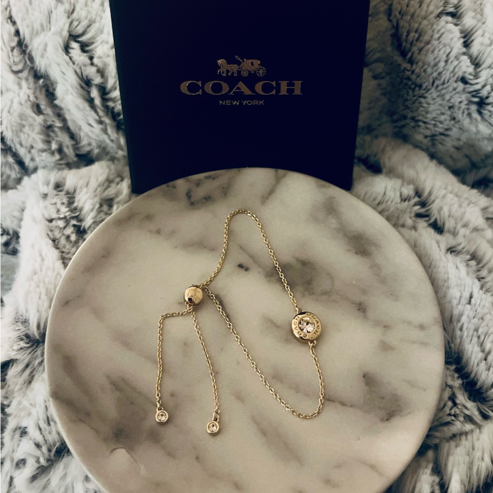 Coach Open Circle Slider Bracelet